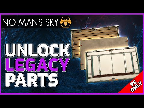 How to unlock LEGACY PARTS on PC using Save Editor - No Mans Sky Guide by Beeblebum