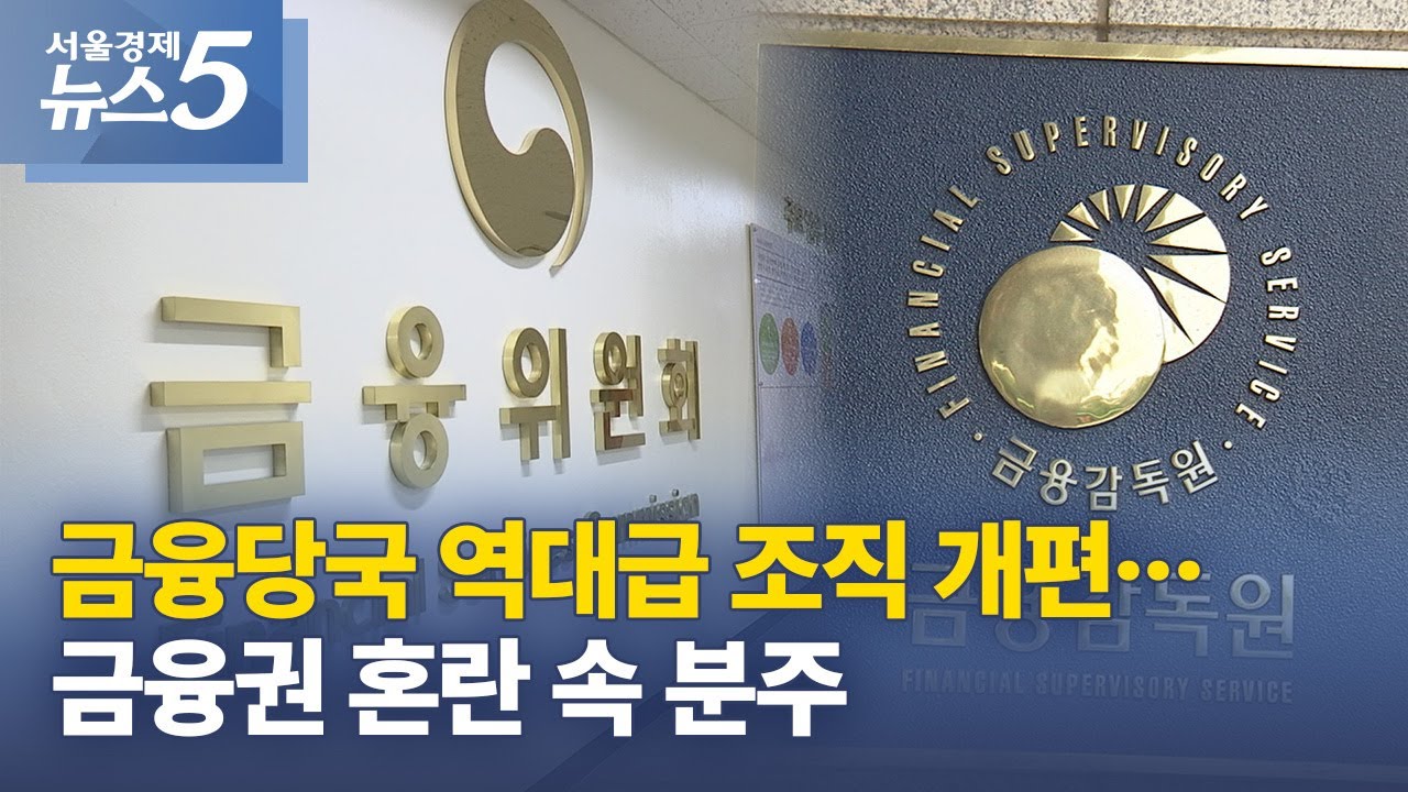 금융당국 역대급 조직 개편…금융권 혼란 속 분주