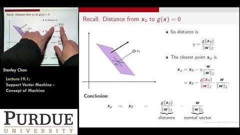ECE595ML Lecture 19-1 Intro to SVM