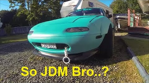 Rocket Bunny Miata Build Part 15 - Show Prep! RICER TOW HOOK, Front/Rear Lips!