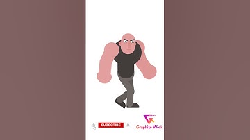 Character animation | Animated Cartoon Character | Adobe After Effects #loop  #loopanimation