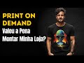 Montei minha loja online print on demand com montink