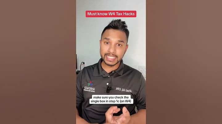 MUST KNOW W4 HACKS | Ahad&Co CPA