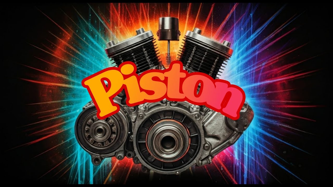 pistons in internal combustion engine - YouTube