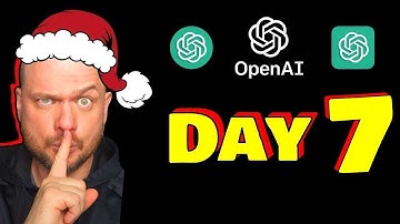 [DAY 7] OpenAI Live Stream | 12 days of OpenAI Releases and Demos 🎅❄️🎄