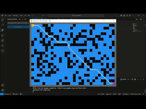 Pathfinding Algorithms Demonstration | DSA Final Project