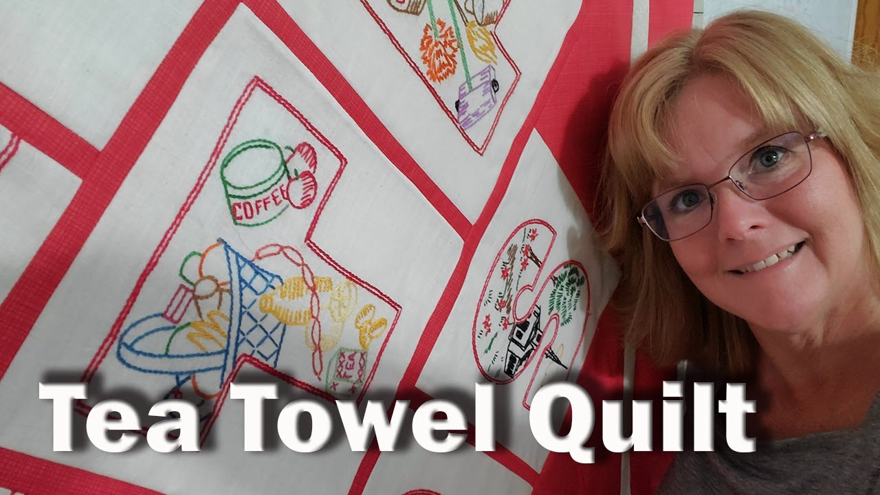 Watch the new video. Link in description: Tea Towel Quilt (Upcycle)