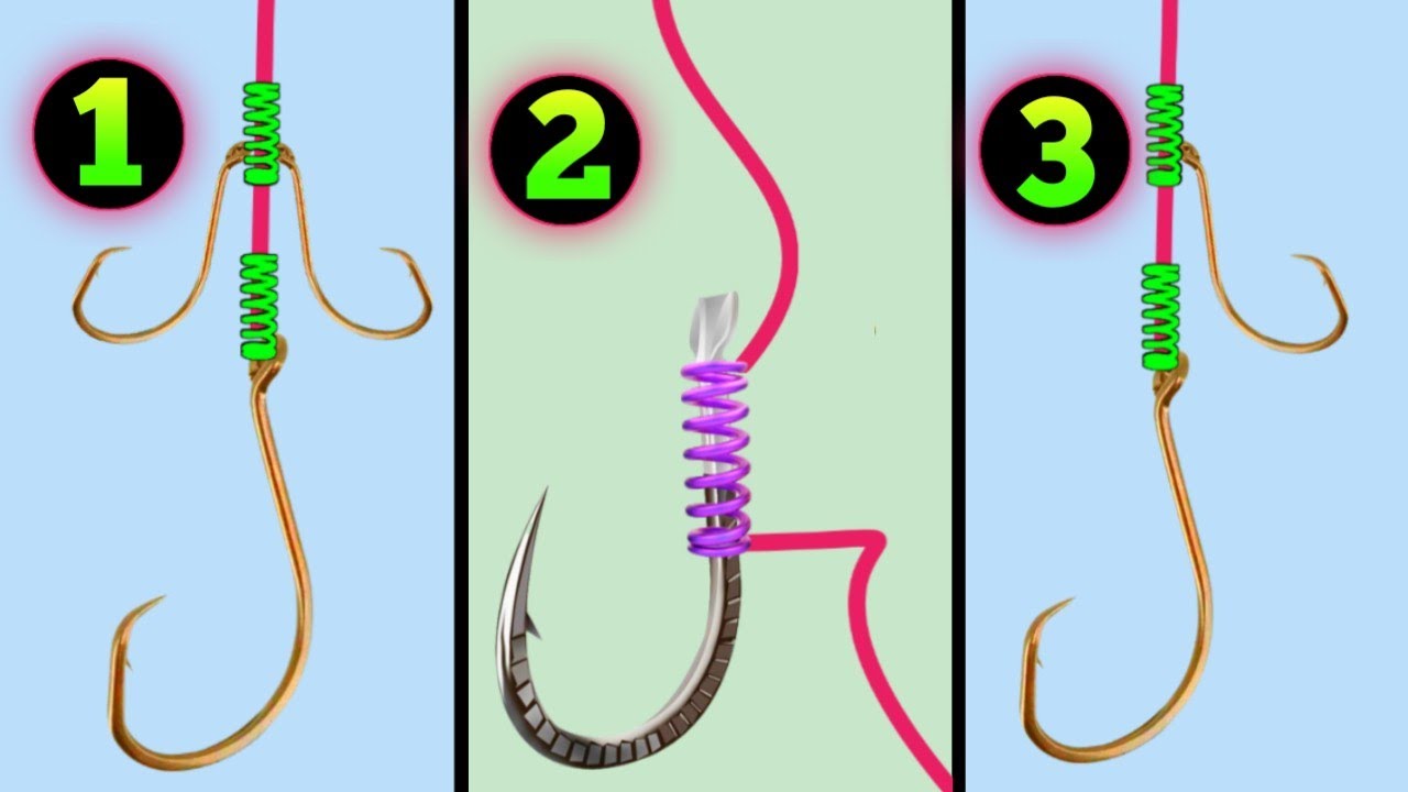 How to tie fishing hooks for big fish