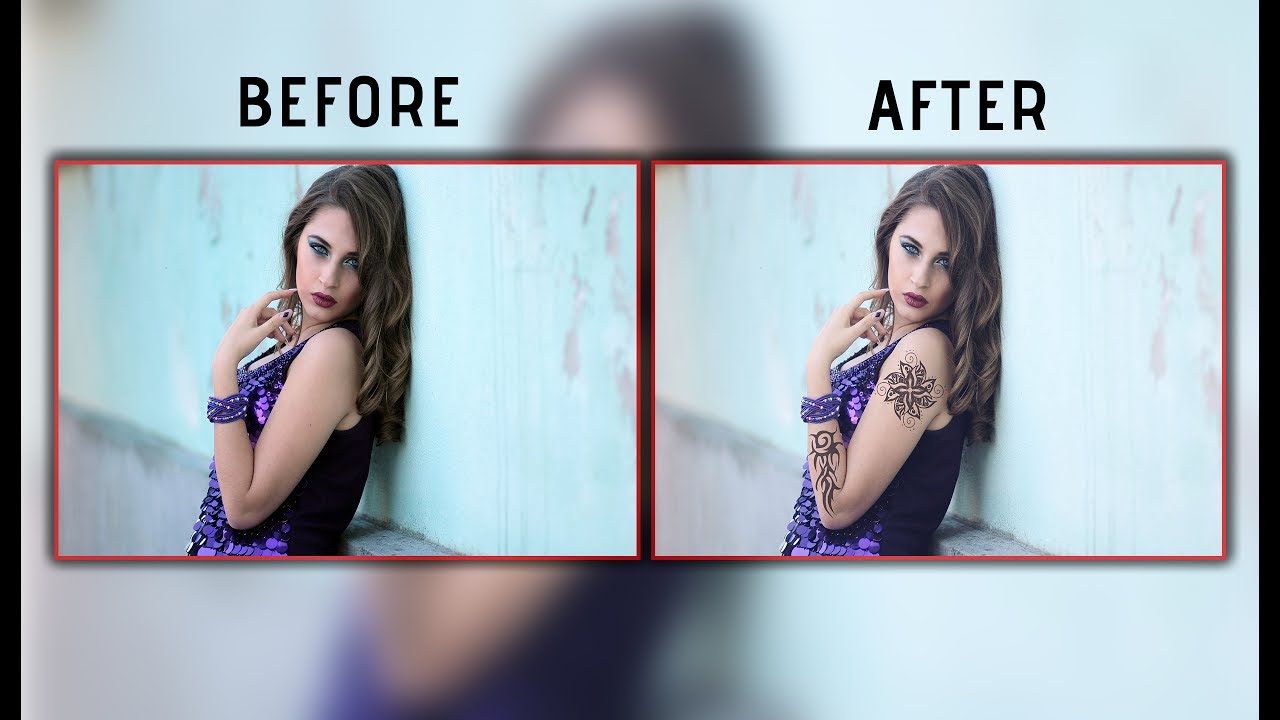 Photoshop Tutorial || How To Add Realistic Body Tattoo in Photoshop