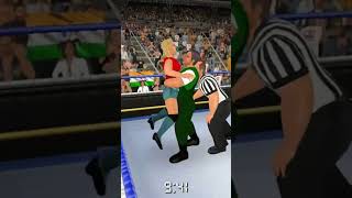 Wrestling Empire -Chris Redfield Vs Sarah Bryant Using Bearhugs