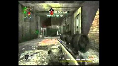 COD 4 --- Fastest 10 Killstreak with a Sniper