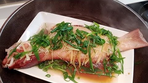 Chinese Steamed Fish with Ginger and Spring Onion