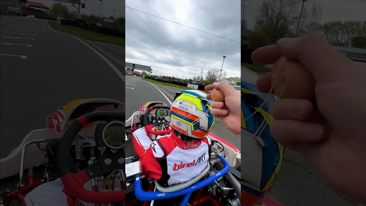 Cooking Eggs on a Go Kart FAIL 🏎️🍳