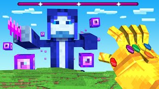 FIGHTING The LOST INFINITY STONES BOSS in Minecraft (Insane Craft)