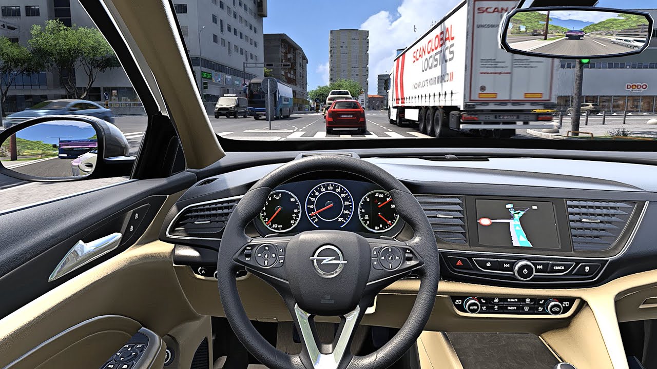 Opel Insignia Sports Tourer 2020 - Euro Truck Simulator 2 [Steering Wheel Game Play]