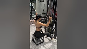 Chinese Girl Gym Workout 1852💪 Asian Fitness Model Inspiration