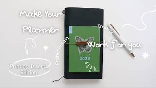 Make Your Planner Work For You | How I Frankenstein My Inserts | Printing Inserts Edition