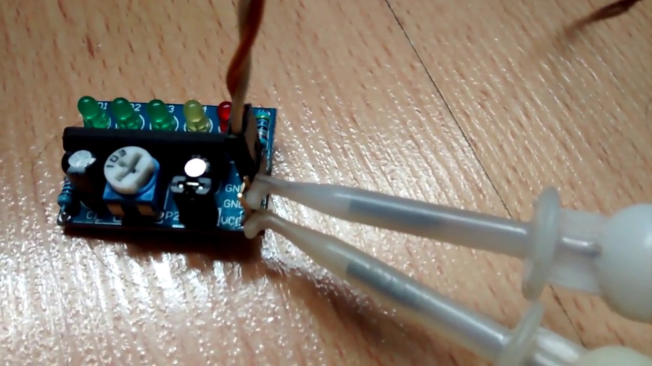 Testing KA2284 Power level indicator