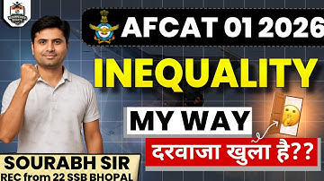 AFCAT 01 2026 | Inequality | #afcat2026 #afcatmaths 