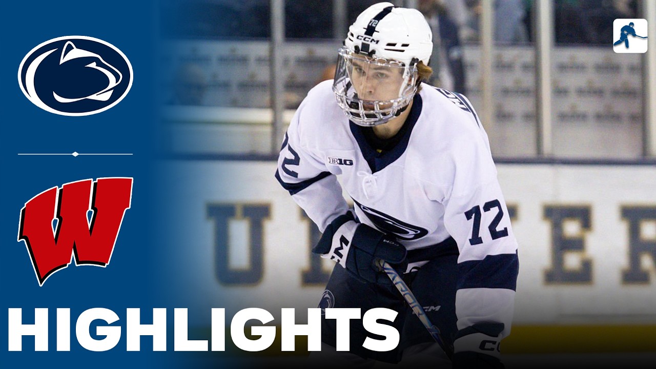 Penn State vs Wisconsin | NCAA College Hockey | Highlights - March 06, 2026