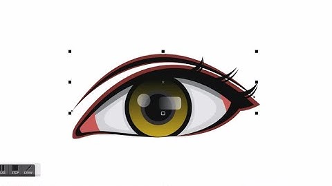 Corel Draw Vector Mata (simple)