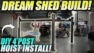 I GOT A FRIGGIN HOIST!!! DIY TUFFLIFT install - The Iron Empire EP 112