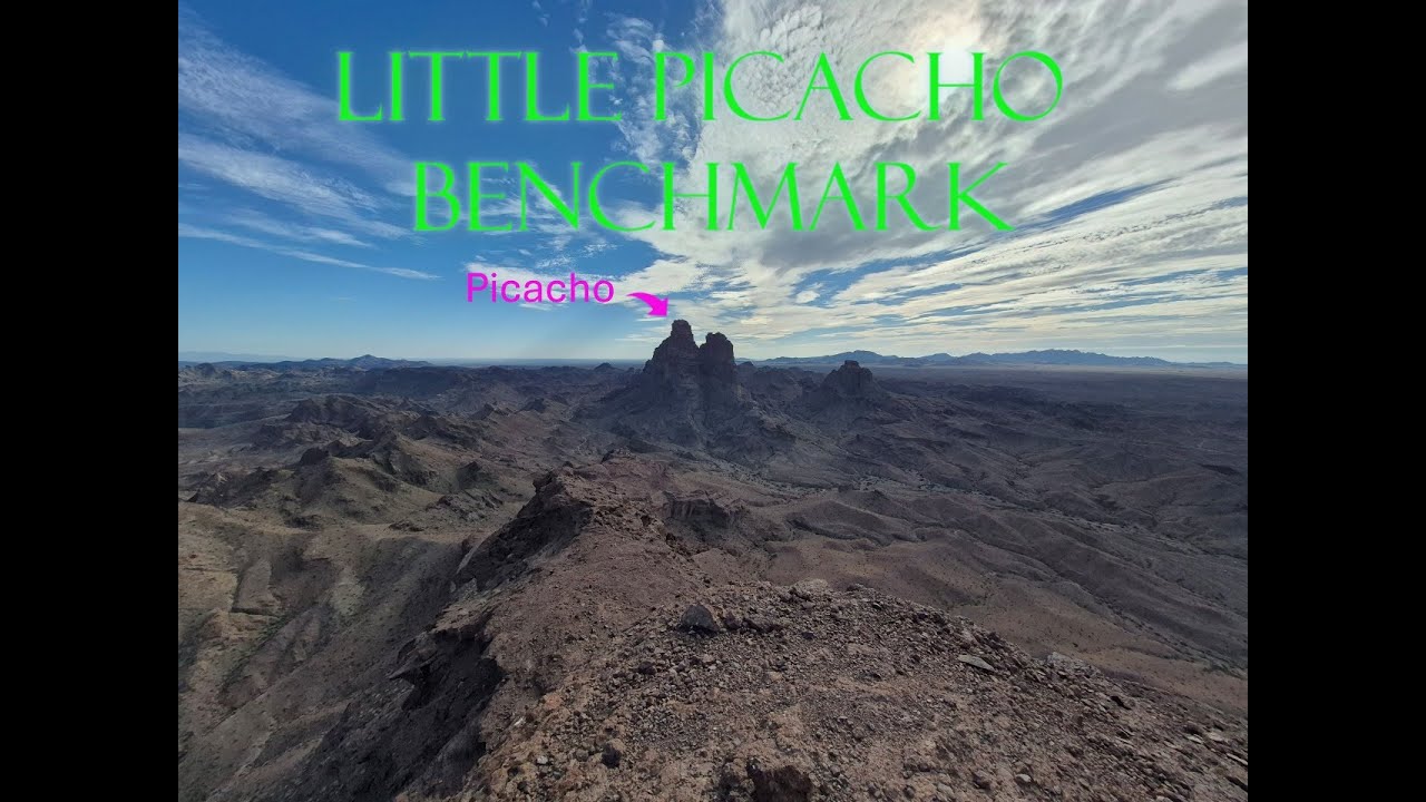 Little Picacho Benchmark - Chocolate Mountains BLM, CA - YouTube