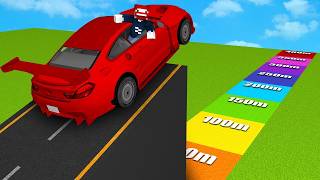 WIR SPRINGEN von der 5000% RAMPE in Minecraft (Film)
