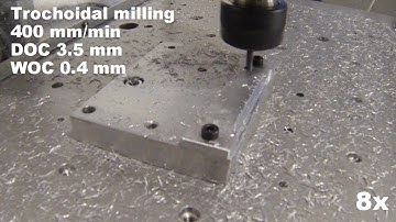 Machining with my homemade CNC