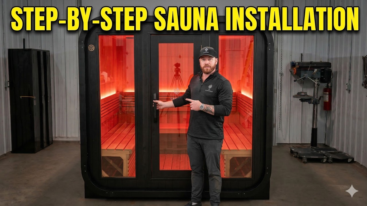How a Calore cedar sauna goes together