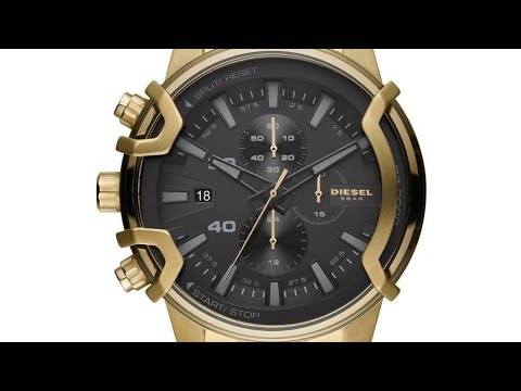 Relógio Masculino Diesel Dz4522 Griffed Chronograph - YouTube