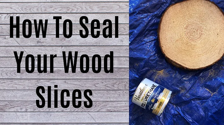 How To Seal Your Wood Slices! | WEDDING DIY