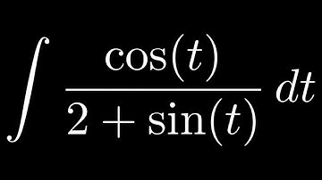 Integral of cos(t)/(2 + sin(t))