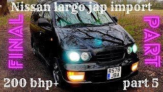 Nissan largo jap import 2.4 petrol auto modified colour change wheels exhaust upgrade chipped part 5