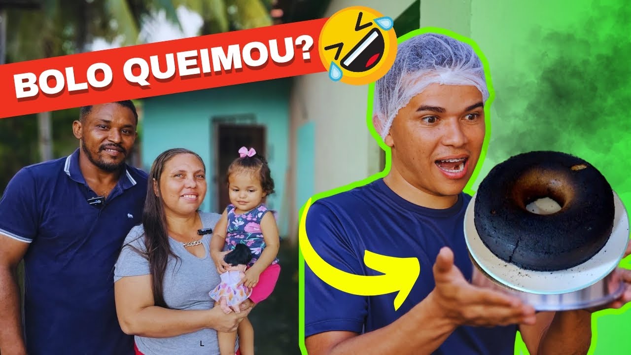 FIZ UM BOLO NA CASA DO WILLAME E FAMÍLIA🤣