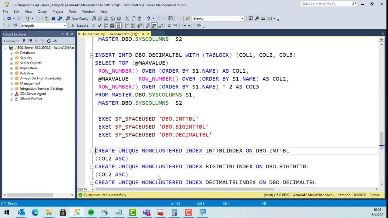 Optimizando SQL Server - Tipos de datos - YouTube
