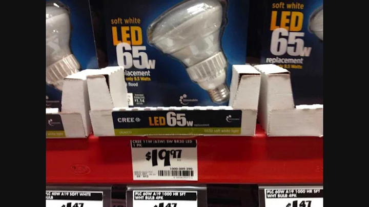 Cree 9.5-Watt (65W) Soft White BR30 Dimmable LED Flood Light Bulb