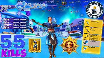 Breaking Records with 55 KILLS🏆 PUBG Mobile Epic GameSAMSUNG,A7, A8,J4,15,J6,17,J2,J3,XS,A3,A4,A5,A6