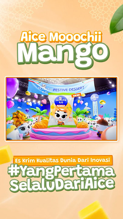 Perkenalkan, Mooochii Mango😋 Es krim mochi dengan kesegaran mangga pilihan 😍 #Aice