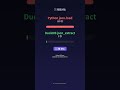 🦆 百万级JSON数据处理,还在写Python循环? DuckDB直接当数据库表查JSON #Shorts