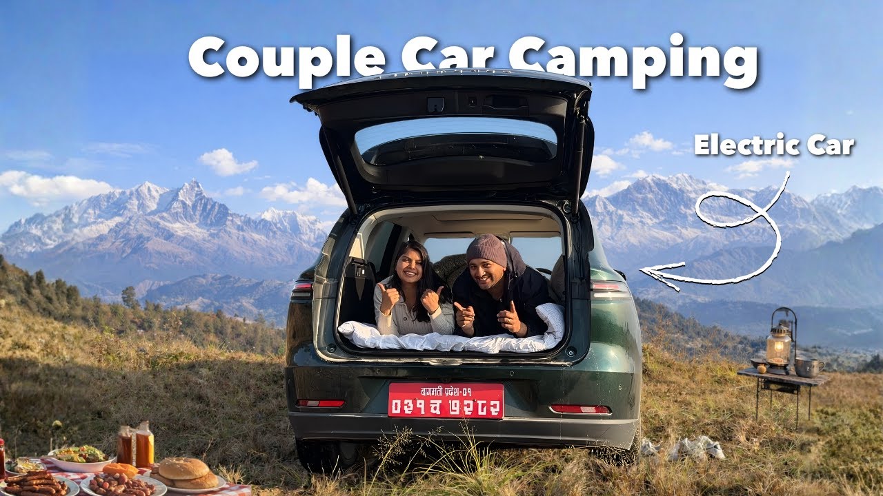 We Spent a Night Camping Inside This Car in Pokhara | English Subtitles
