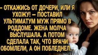 картинка: Муж в роддоме потребовал отказаться от дочери, но реакция жены поразила всех врачей...