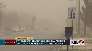 Dust storm hits Roswell, N.M.