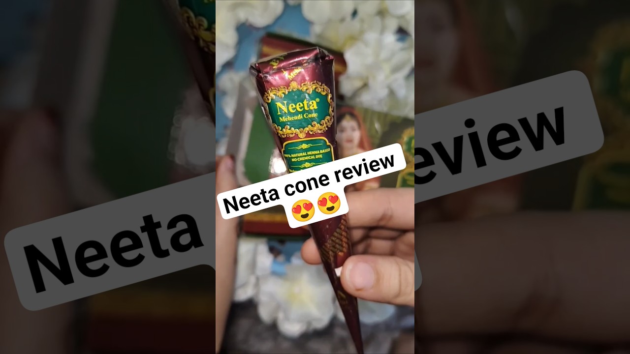 neeta mehndi🌿|unboxing|mehndi cone review|