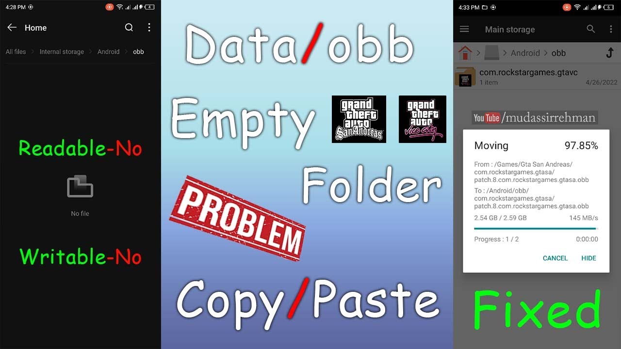 How to Fix Empty OBB Folder, No Root & PC Required