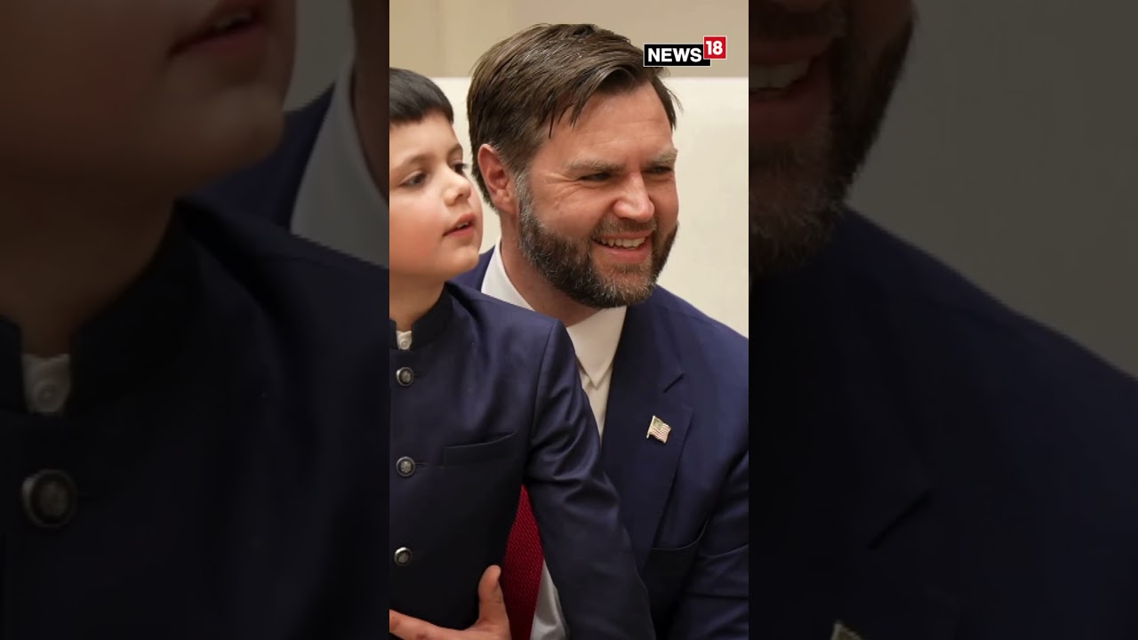 PM Modi Welcomes US Vice President JD Vance, Second Lady Usha Chilukuri And Their Children | N18S