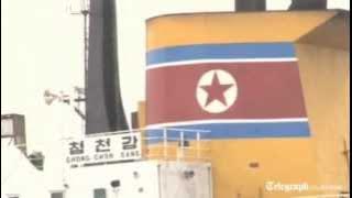 On board North Korean ship