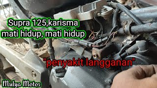 Analysis and repair of Supra X125, Charisma often dies