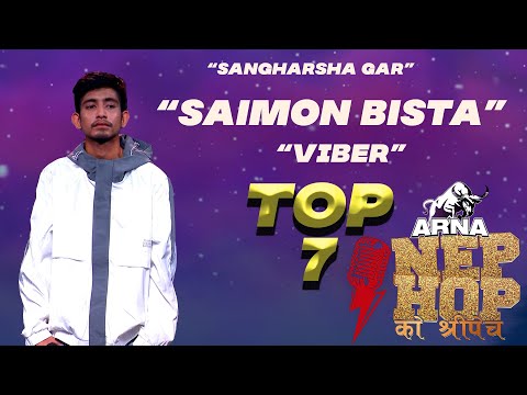 Sangharsha Gar - SAIMON BISTA "VIBER" || ARNA Nephop Ko Shreepech || Full Performance || TOP 7