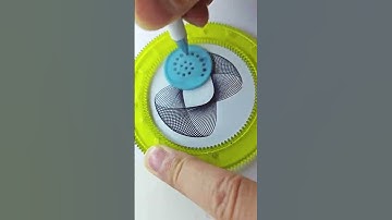 How many circles were drawn? ?? #Spirograph #2024 #shorts